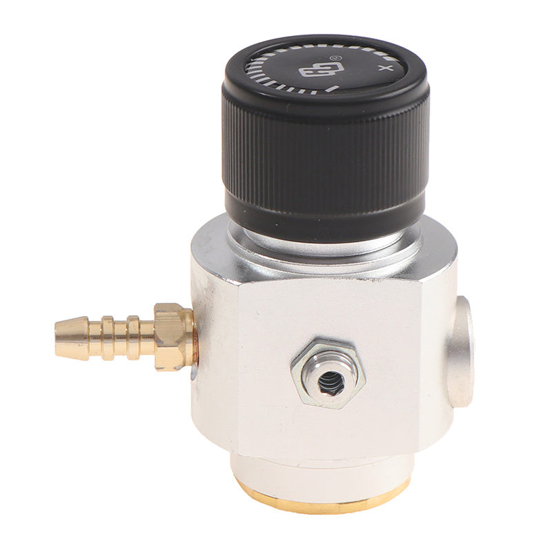 Mini Co2 Gas Regulator 0-90 PSI Keg Charger With 8mm Barb for Beer Wine Making & Carbonated Soda Water