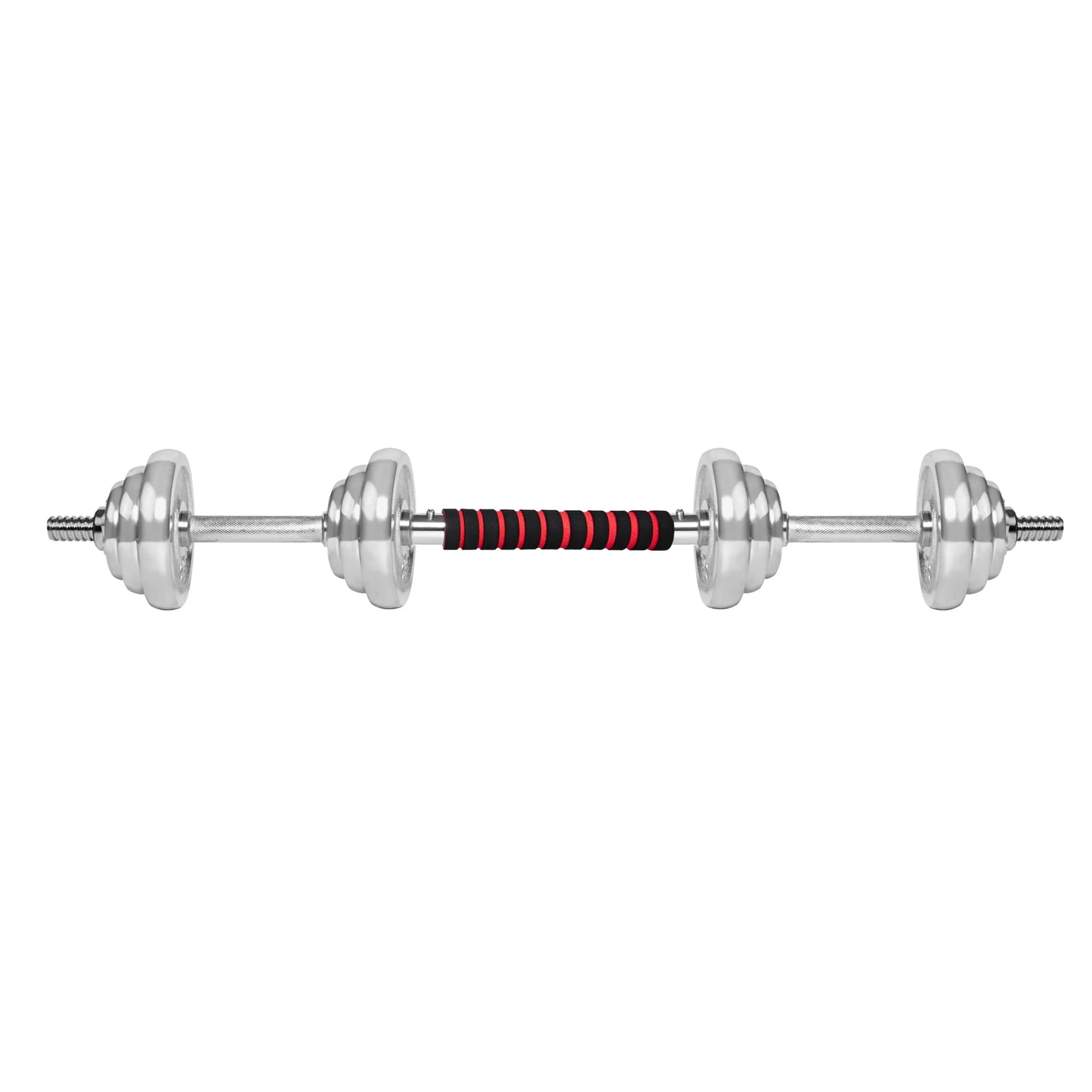 Fitness Dumbbells Set, Adjustable Weight Sets up to 66Lbs, with Connecting Rod, Home Gym Work Out Training Equipment