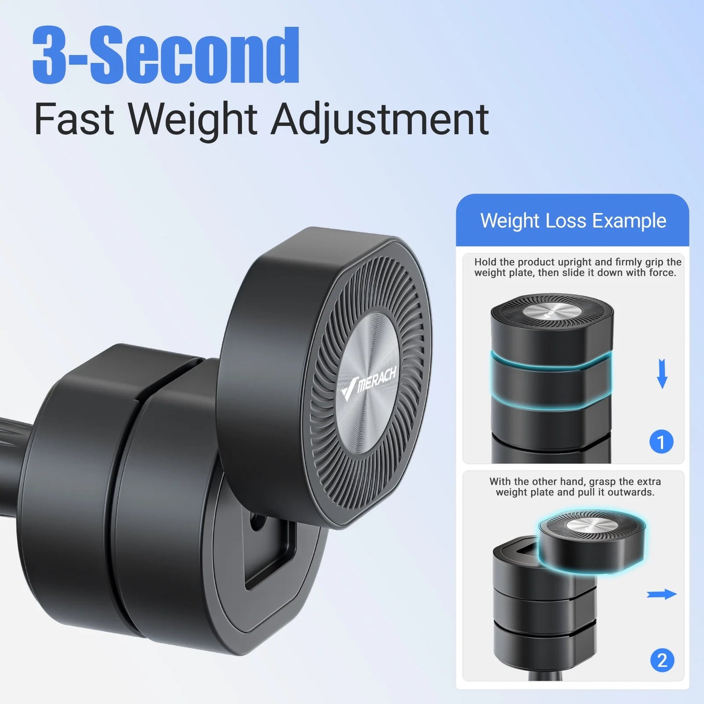 8.8 Lbs Adjustable Dumbbells Set of 2, 4-In-1 Free Weights for Women, Hand Weights for Home Gym, Black