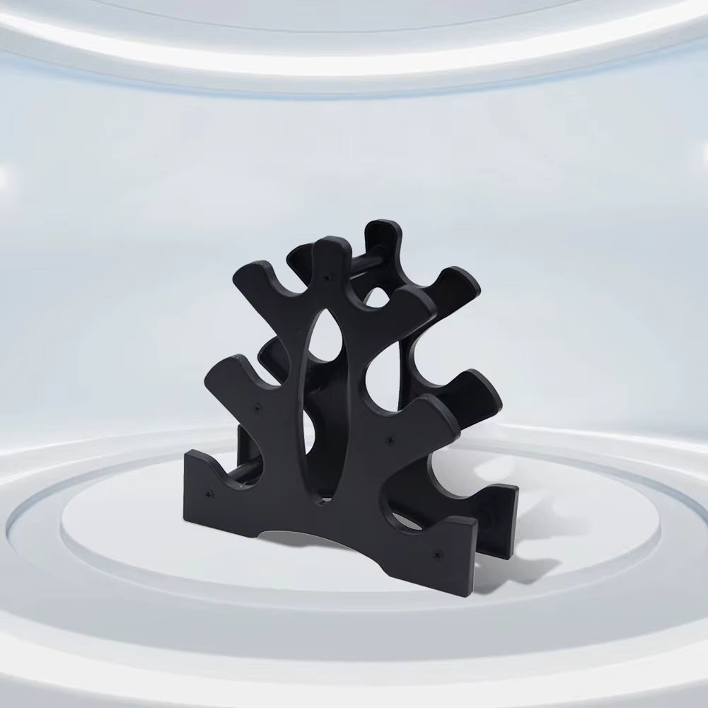 Dumbbell Rack 3 Tier Weight Storage Organizer Compact Dumbbell Rack Stand Only Small for Home Gym Organization