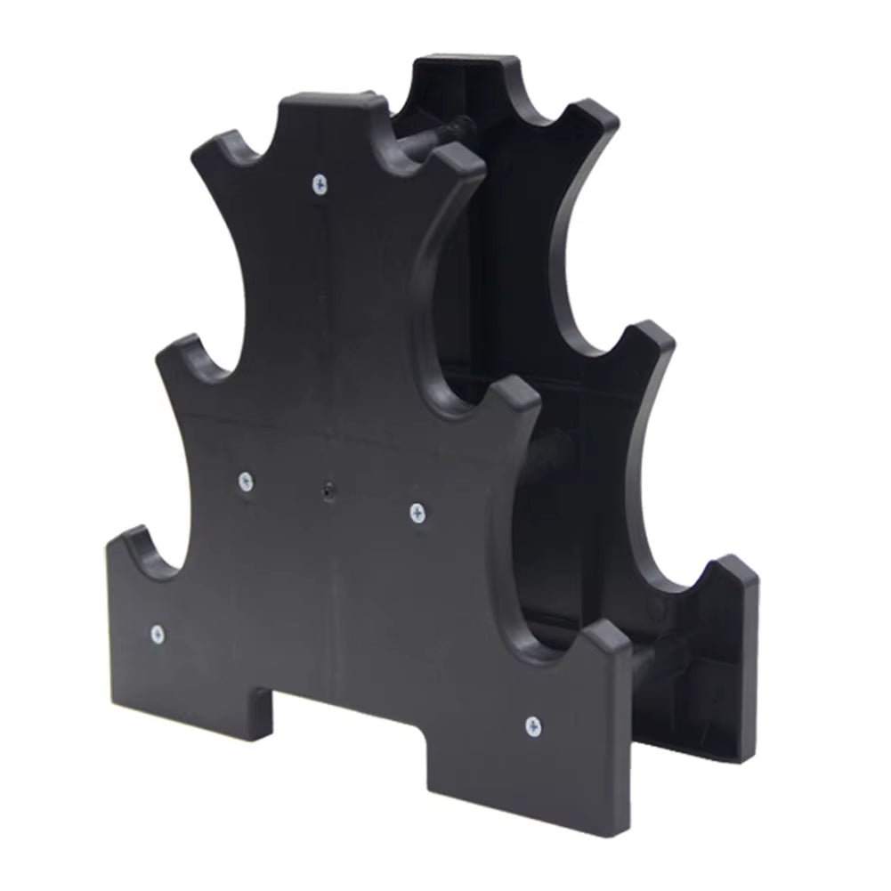Dumbbell Rack 3 Tier Weight Storage Organizer Compact Dumbbell Rack Stand Only Small for Home Gym Organization