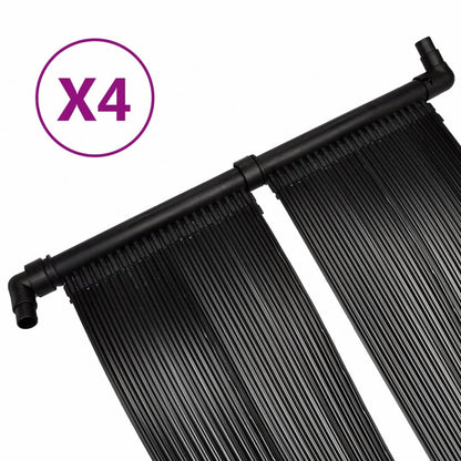 NNEVL Solar Pool Heater Panel 4 pcs 80x620 cm