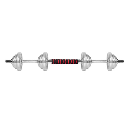 Fitness Dumbbells Set, Adjustable Weight Sets up to 66Lbs, with Connecting Rod, Home Gym Work Out Training Equipment