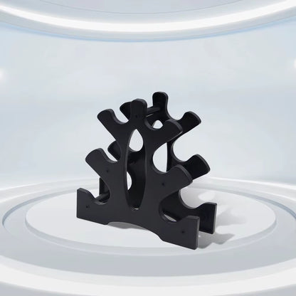 Dumbbell Rack 3 Tier Weight Storage Organizer Compact Dumbbell Rack Stand Only Small for Home Gym Organization